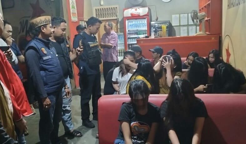 12 LC Hiburan Malam Terjaring Razia Polsek Lubuklinggau Utara, 2 Diantaranya Bawah Umur