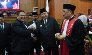 Hadiri Rapat Paripurna Pelantikan Anggota DPRD 2024-2029, Pjs Bupati Musi Rawas Ucapkan Selamat Kepada yang Terpilih