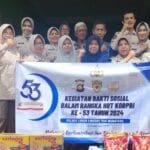 PNS Polres Lubuk Linggau Melakukan Kegiatan Bakti Sosial Yang  Penuh Makna