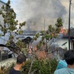 Musibah Kebakaran Terjadi di Jalan Wirakarya II RT6 Kelurahan Ceremeh Taba Kecamatan Lubuk Linggau Timur II Kota Lubuk Linggau