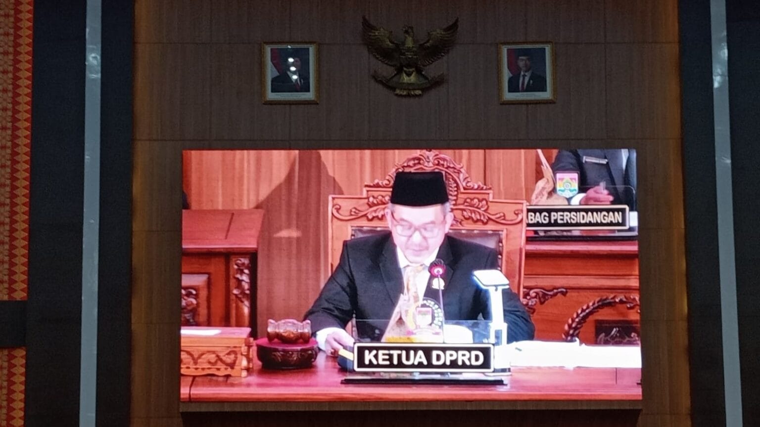 Rapat Paripurna DPRD Kota Lubuk Linggau di Pimpin Yulian Effendi, Agenda Dengarkan Paparan Visi Misi Wali Kota