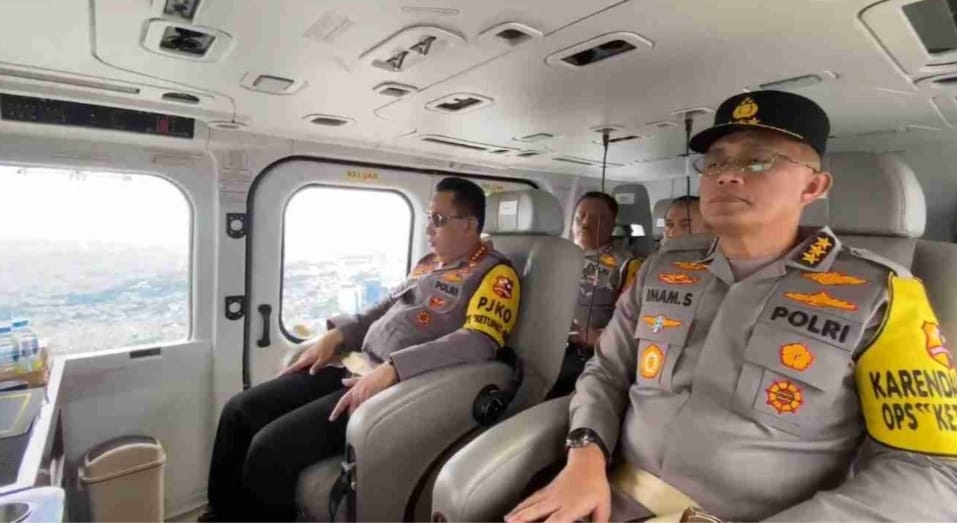 Kapolri Pantau Jalur Mudik Via Udara