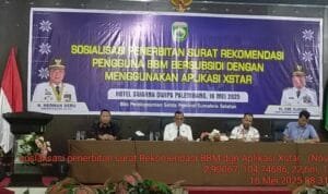 Sosialisasi Penerbitan Surat Rekomendasi Pengguna BBM Bersubsidi Dengan Menggunakan Aplikasi Xstar