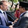 Presiden Prancis di Sambut Meriah di Istana Merdeka