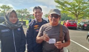 HUT  BHAYANGKARA KE-79 SIDOKKES POLRES LUBUKLINGGAU POLDA SUMSEL MENGGELAR KEGIATAN BAKTI KESEHATAN GRATIS