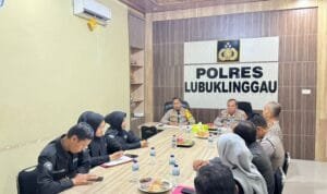 Kapolres Lubuk Linggau, AKBP Adithia Bagus Arjunadi di Dampingi  Kasihumas  AKP Alwi  Menerima Tim Supervisi  Bidhumas Polda Sumsel , Berikut Tujuannya