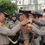 Kapolres Lubuk Linggau Gelar Sertijab dan Korps Raport Kenaikan Pangkat Personel