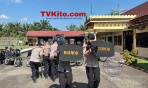 Terus Pelihara Kemampuan, Satbrimob Polda Sumsel Batalyon B Pelopor Latihan Den 45 Anti Anarkis