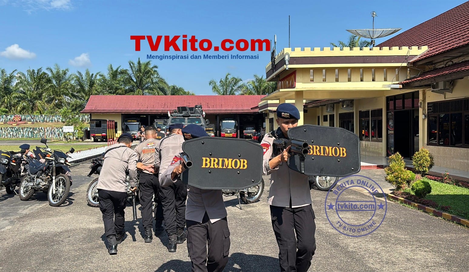 Terus Pelihara Kemampuan, Satbrimob Polda Sumsel Batalyon B Pelopor Latihan Den 45 Anti Anarkis