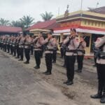 Tingkatkan Kedisiplinan, Personel Satbrimob Polda Sumsel Batalyon B Pelopor Latihan PBB Bersenjata