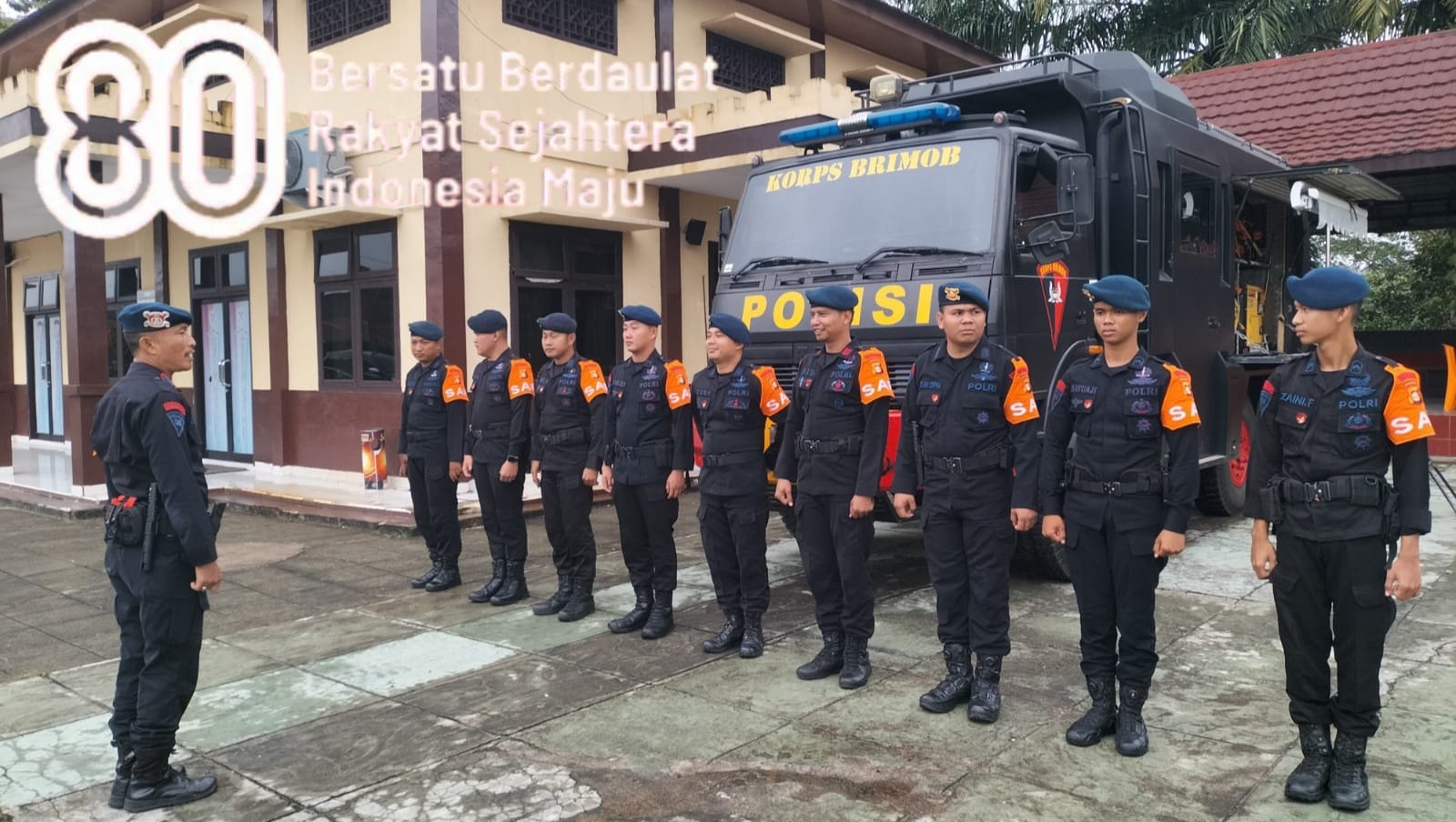 Tim SAR Batalyon B Pelopor Selalu Siaga Hadapi Cuaca Ekstrem di Lubuklinggau