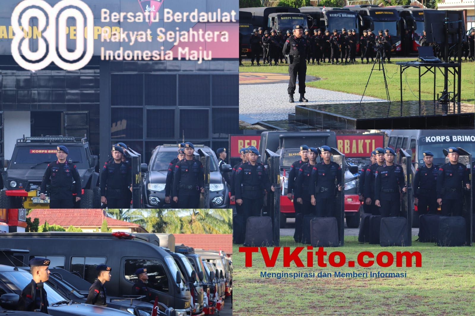 Batalyon B Pelopor Laksanakan Apel Kesiapsiagaan Virtual Antisipasi Gangguan Kamtibmas