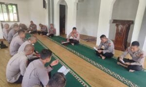 Binrohtal Rutin, Batalyon B Pelopor Tanamkan Nilai-Nilai Humanis dalam Pengabdian