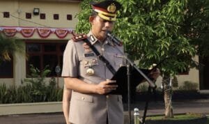 Pimpin Upacara Hari Juang Kepolisian RI, Kapolres Musi Rawas : Berikan Pelayanan Terbaik, Jaga Kepercayaan Publik dengan Integritas dan loyalitas Tinggi