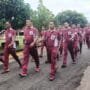 Batalyon B Pelopor  Bangun Budaya Sehat Lewat Rutinitas Olahraga Pagi