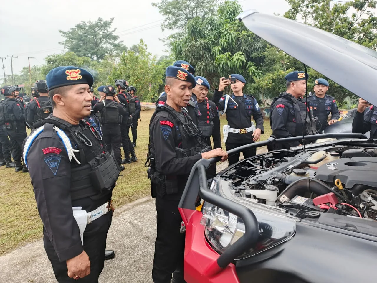 Pastikan Kesiapan Kendaraan, Batalyon B Pelopor Optimalkan Kesiapan Tugas Kepolisian