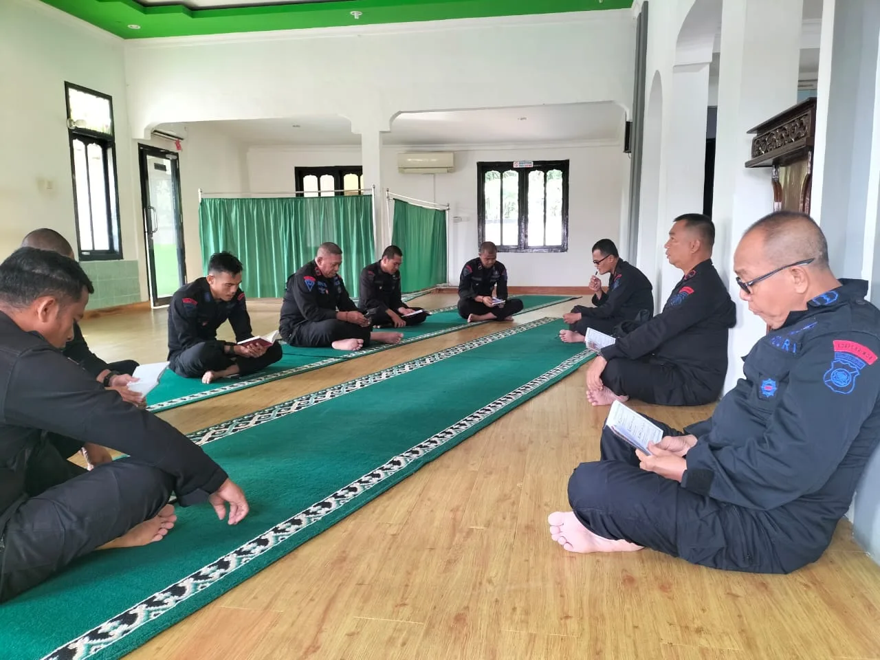 Binrohtal Rutin, Batalyon B Pelopor Teguhkan Jati Diri Humanis Personel Polri