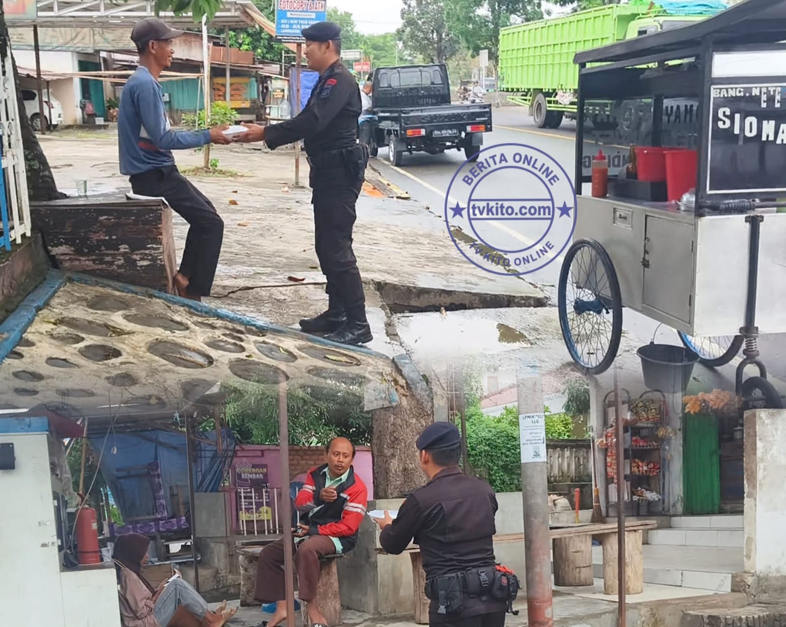 Satbrimob Polda Sumsel Batalyon B Pelopor Gelar “Jumat Berkah,” Bagikan Nasi Kotak dan Air Mineral Kepada Masyarakat