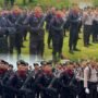 Satbrimob Polda Sumsel Batalyon B Pelopor Ikuti Upacara HUT RI ke-80