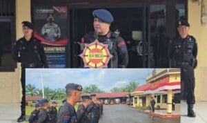 Hari Libur Bukan Penghalang, Batalyon B Pelopor  Tetap Gelar Apel Siaga