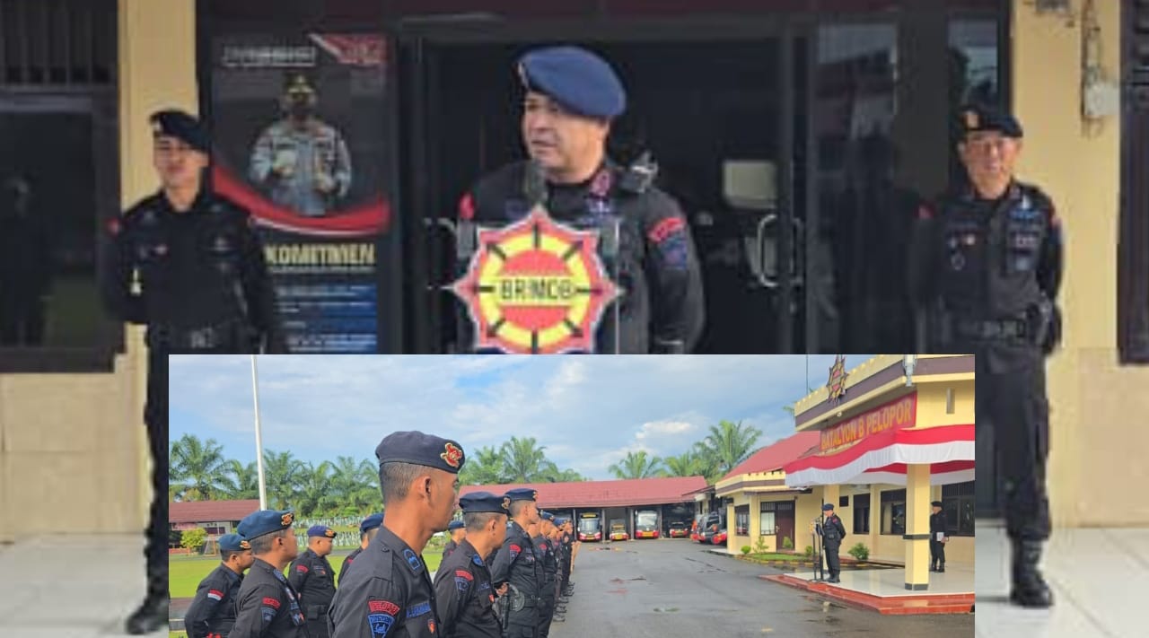 Hari Libur Bukan Penghalang, Batalyon B Pelopor Tetap Gelar Apel Siaga