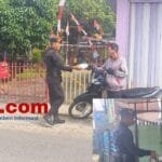 Batalyon B Pelopor Gelar Kegiatan Sosial Rutin Bertajuk Jumat Berkah Bagikan Nasi Kotak