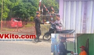 Batalyon B Pelopor Gelar Kegiatan Sosial Rutin Bertajuk Jumat Berkah Bagikan Nasi Kotak