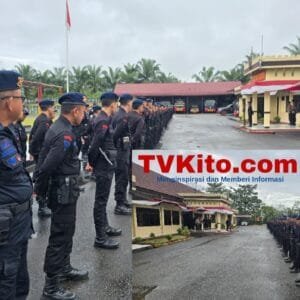 Satbrimob Polda Sumsel Batalyon B Pelopor Gelar Apel Siaga, Pastikan Kesiapan Personel dan Peralatan