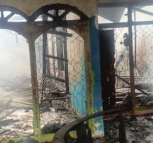 Kebakaran Melanda Rumah Warga di RT 08, Kelurahan Mesat Jaya