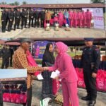 Brimob Peduli, Batalyon B Pelopor Tebar Kepedulian Lewat Bakti Sosial di Lubuklinggau.