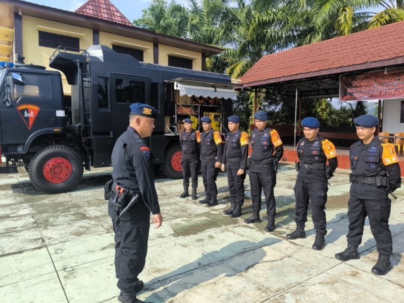 Tim SAR Batalyon B Pelopor Siaga Hadapi Cuaca Ekstrem di Lubuklinggau