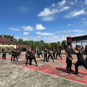 Pertajam Insting Tempur, Batalyon B Pelopor  Giatkan Latihan Tarung Derajat