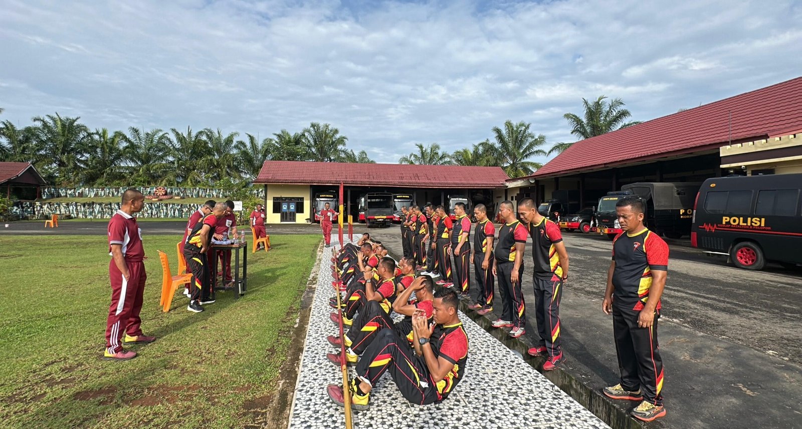 Satbrimob Polda Sumsel Batalyon B Pelopor Gelar TKJ Periodik II 2025 : Wujud Komitmen Tingkatkan Kesiapan Fisik Personel