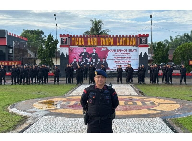 Batalyon B Pelopor Ikuti Apel Kesiapsiagaan Virtual Antisipasi Gangguan Kamtibmas