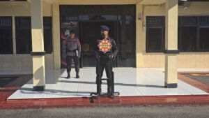 Batalyon B Pelopor Laksanakan Apel Siaga, Perkuat Kesiapan Personel dan Peralatan di Akhir Pekan.