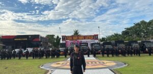 Pastikan Kesiapan Tempur Personel dan Alutsista, Batalyon B Pelopor Ikut Apel Virtual