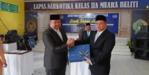 Lapas Narkotika Kelas IIA Muara Beliti Gelar Serah Terima Jabatan Kalapas, Estafet Kepemimpinan Berjalan Penuh Khidmat