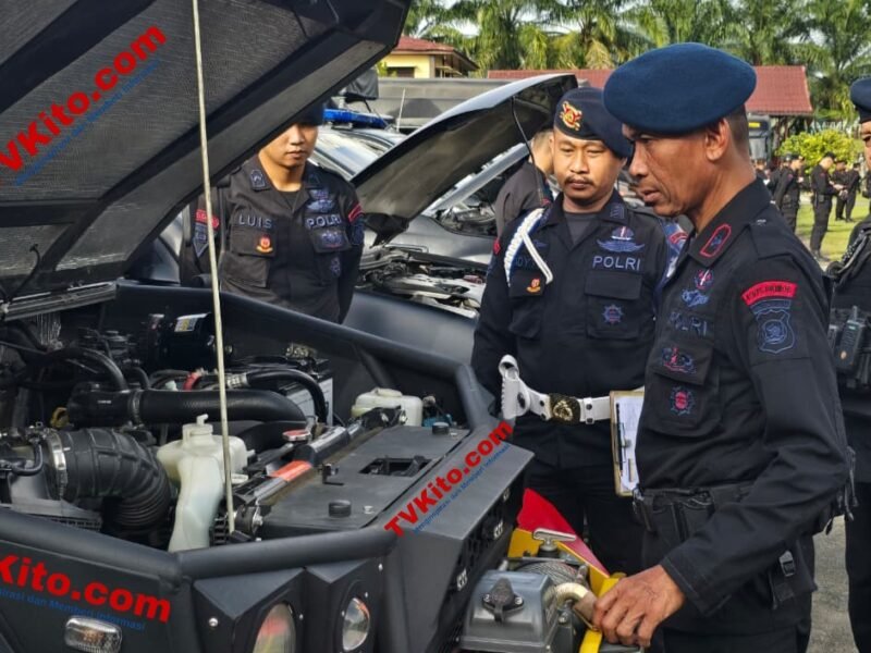 Pastikan Kesiapan Kendaraan, Batalyon B Pelopor Optimalkan Kesiapan Tugas Kepolisian.