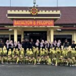 Satbrimob Polda Sumsel Batalyon B Pelopor Terima Kunjungan Edukatif dari TK IT Mutiara Cendekia