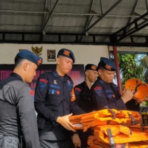 TIM SAR Satbrimob Polda Sumsel Batalyon B Pelopor Gelar Kesiapsiagaan di Mako.