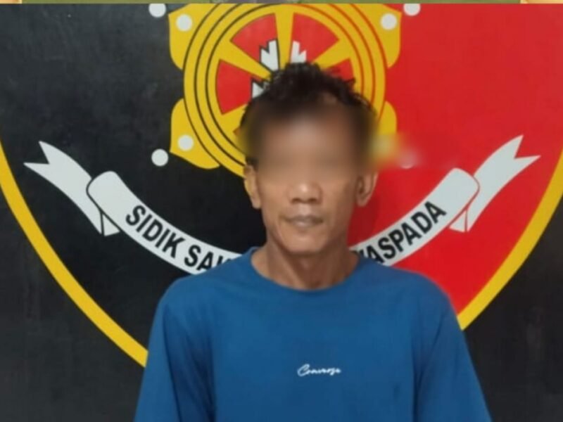 Satreskrim Polres Musi Rawas Tangkap Pelaku Perbuatan Tidak Menyenangkan di Muara Lakitan.