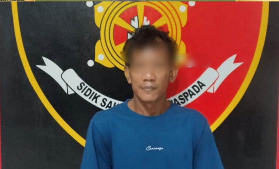 Satreskrim Polres Musi Rawas Tangkap Pelaku Perbuatan Tidak Menyenangkan di Muara Lakitan.