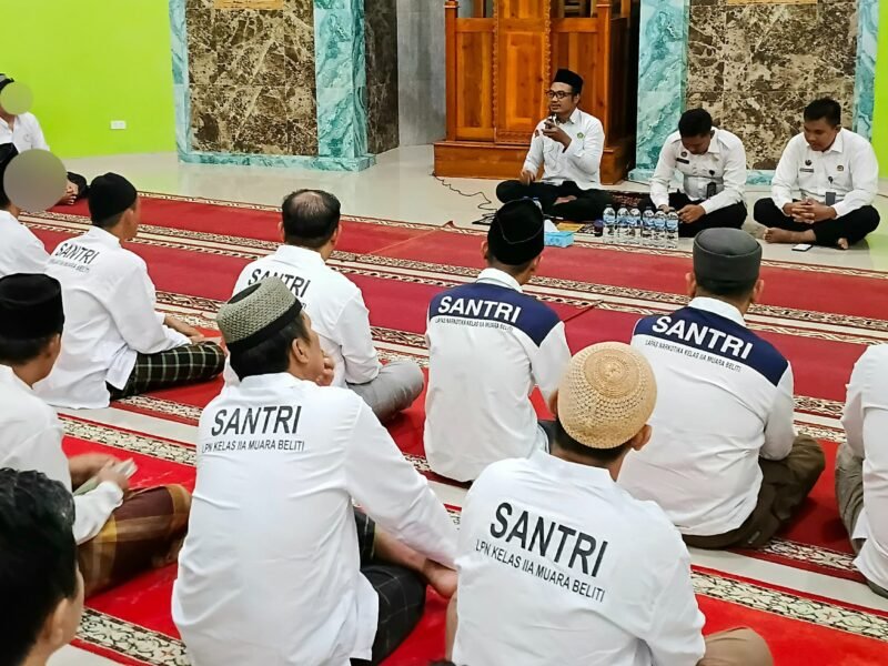 Lapas Narkotika Muara Beliti Peringati Hari Santri Nasional, Gelar Pengajian dan Doa Bersama di Masjid At-Taubbah.