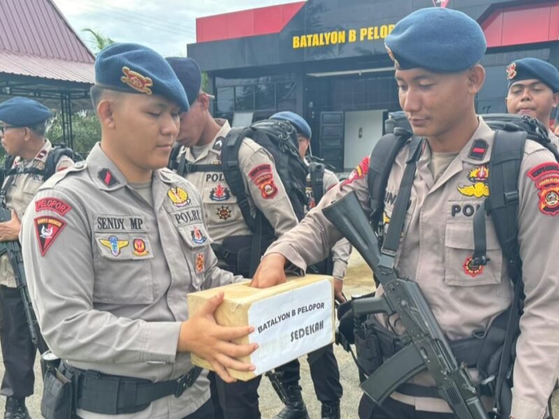 Batalyon B Pelopor Lubuklinggau: “Kamis Sedekah” Tanamkan Empati dan Kebaikan Sosial.