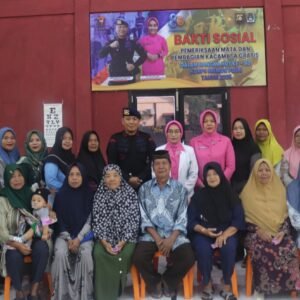 Peringati HUT ke-80 Korps Brimob Polri, Batalyon B Pelopor Lubuklinggau Gelar Bakti Sosial Pemeriksaan Mata dan Kacamata Gratis