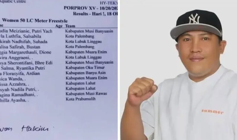 KONI Lubuklinggau Apresiasi Keputusan Panitia dan KONI Sumsel Batalkan Atlet Renang Musi Rawas