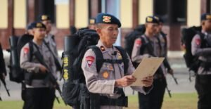 Dansat Brimob Polda Sumsel Tekankan “Zero Tolerance” Judi Online & Narkoba, Ingatkan Pentingnya Kesehatan Anggota