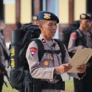 Dansat Brimob Polda Sumsel Tekankan “Zero Tolerance” Judi Online & Narkoba, Ingatkan Pentingnya Kesehatan Anggota