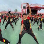 Batalyon B Pelopor Meriahkan Jalan Santai HUT ke-80 Korps Brimob Polri di Mako Satbrimob Polda Sumsel