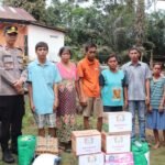 Polres Musi Rawas Salurkan Bantuan untuk Korban Kebakaran, Wakapolres Sampaikan Pesan Penting Kepada Warga